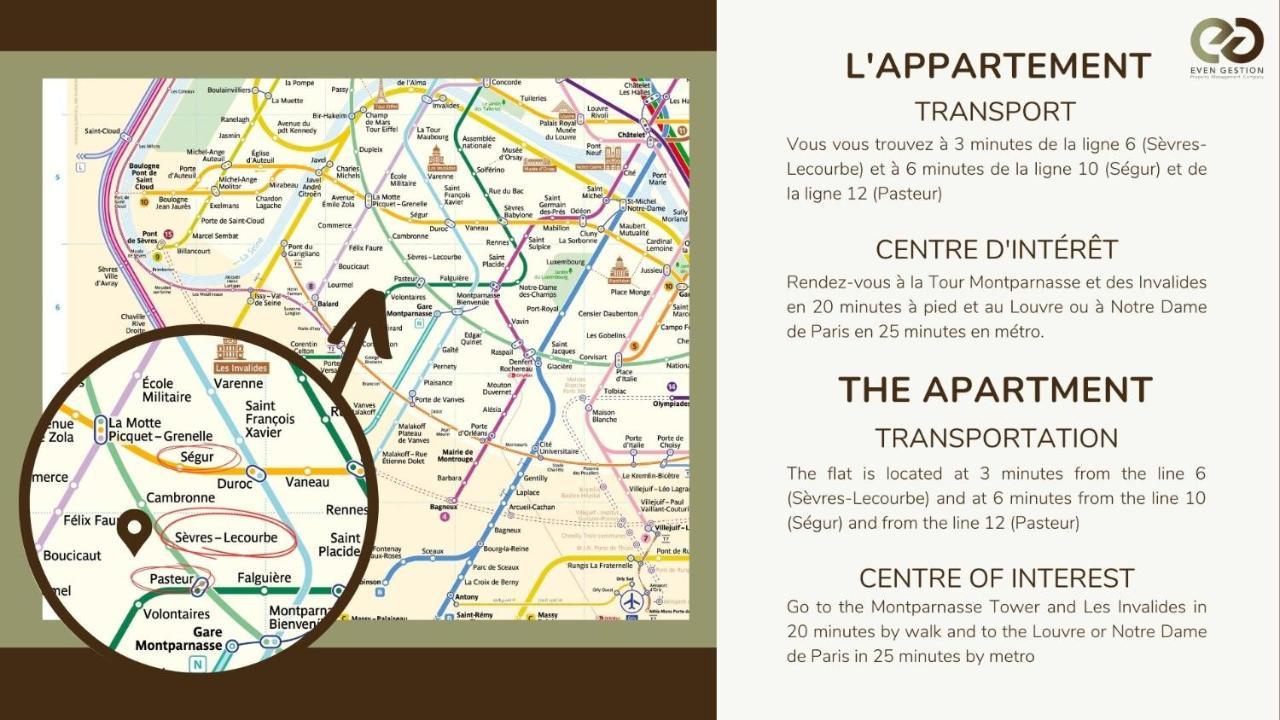 43#studio 2pers#sevres-lecourbe#necker * Paris